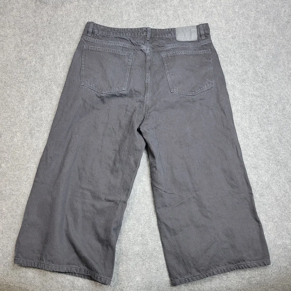 Cotton On Jeans Mens 36 Black Relaxed Fit Super Baggy Wide Leg Streetwear Y2K